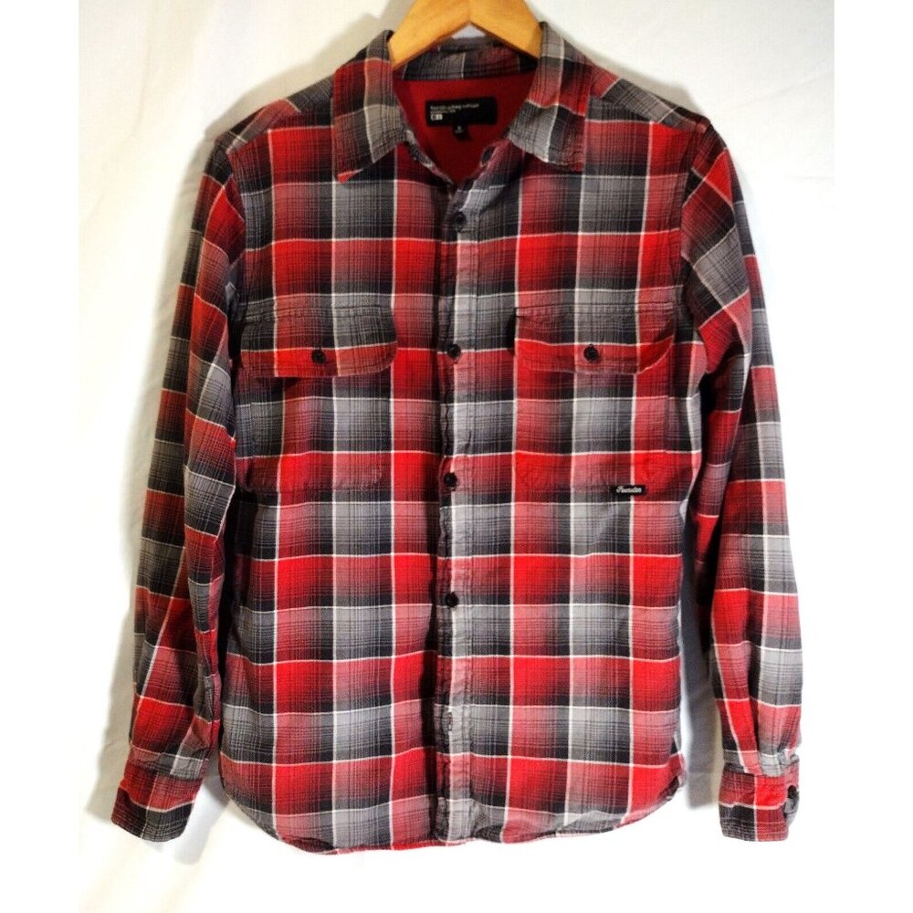 FOURSTAR Mens Small thermal lined Flannel Button-up shirt/Jacket
